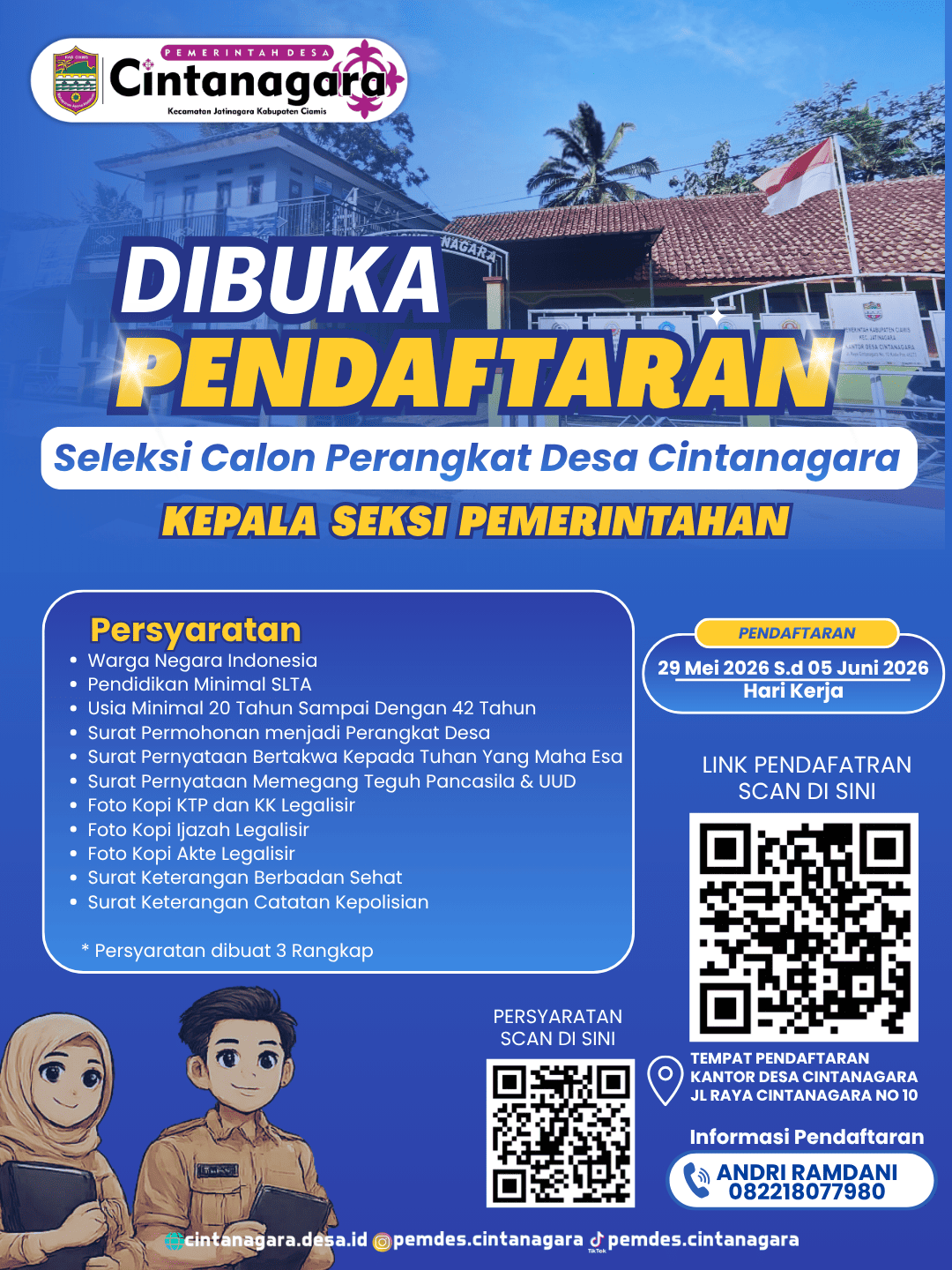 Pembukaan Pendaftaran Seleksi...