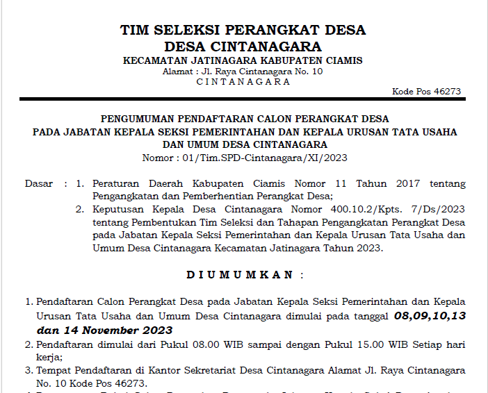 FORMULIR PENDAFTARAN