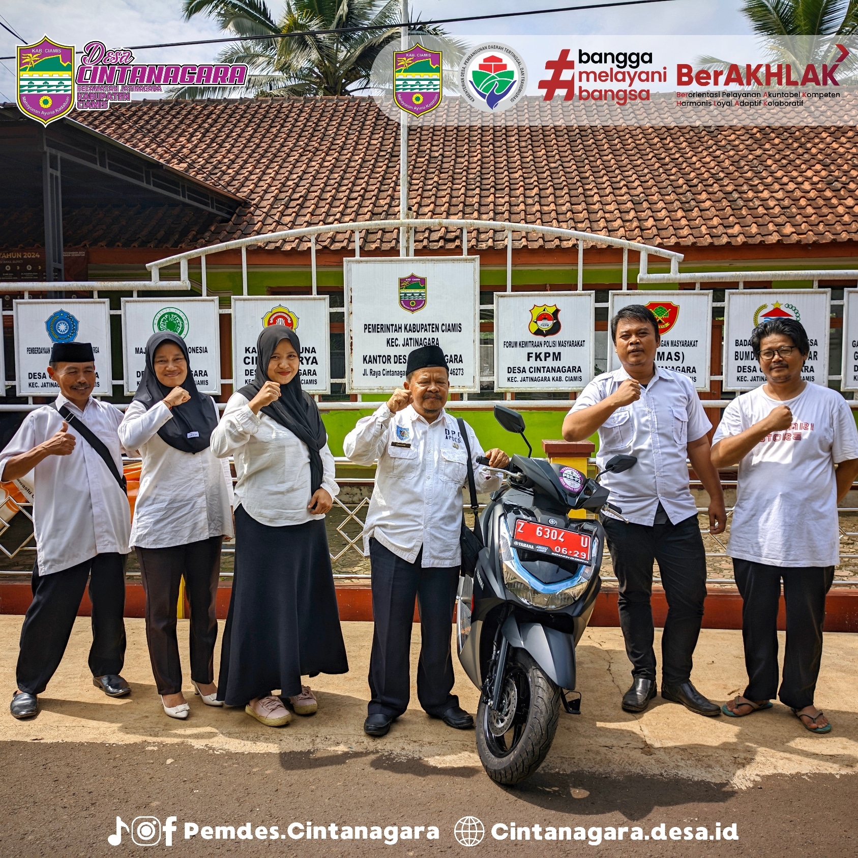 PEMERINTAH DESA CINTANAGARA MENDAPATKAN PENGHARGAAN