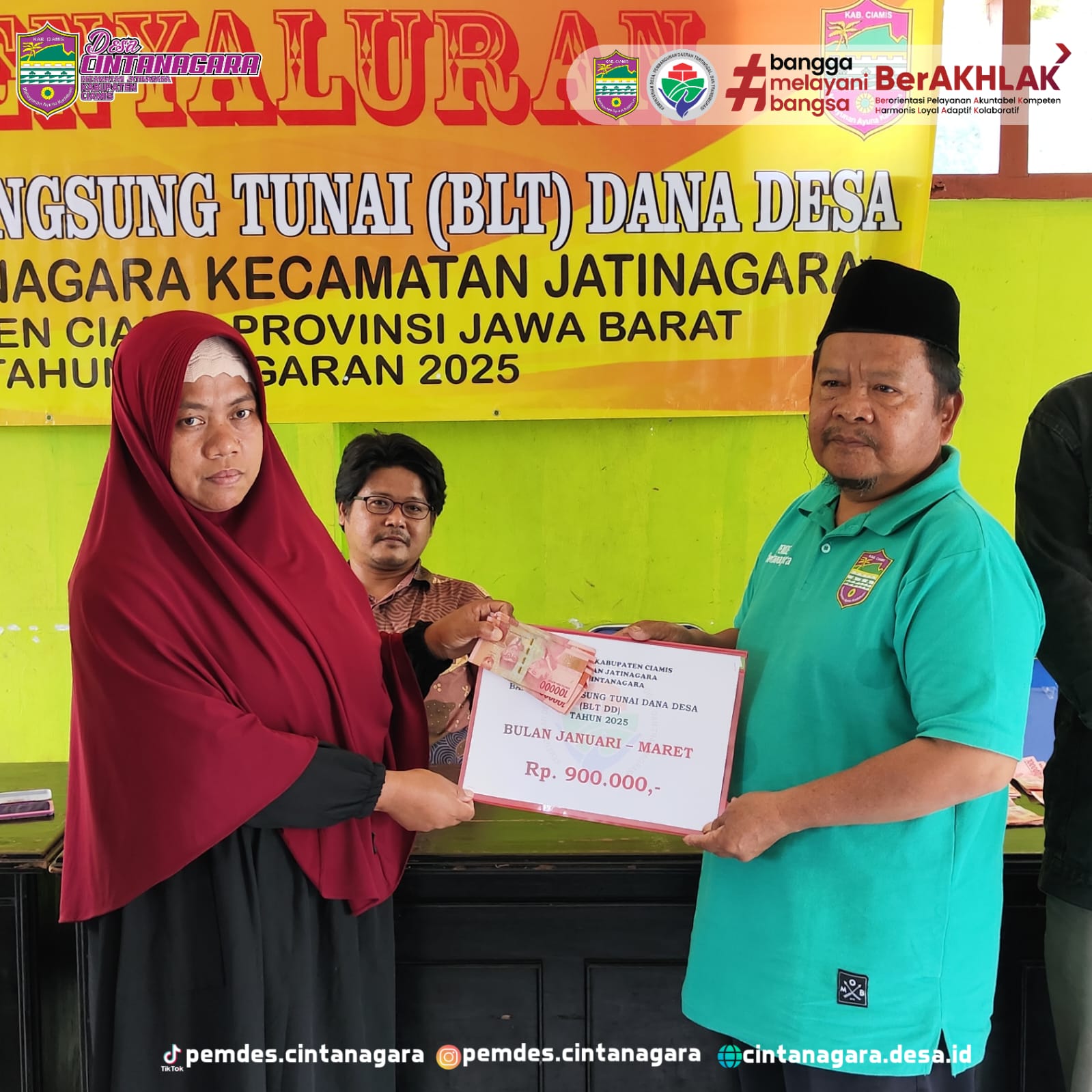 PENYALURAN BANTUAN LANGSUNG TUNAI (BLT) DANA DESA